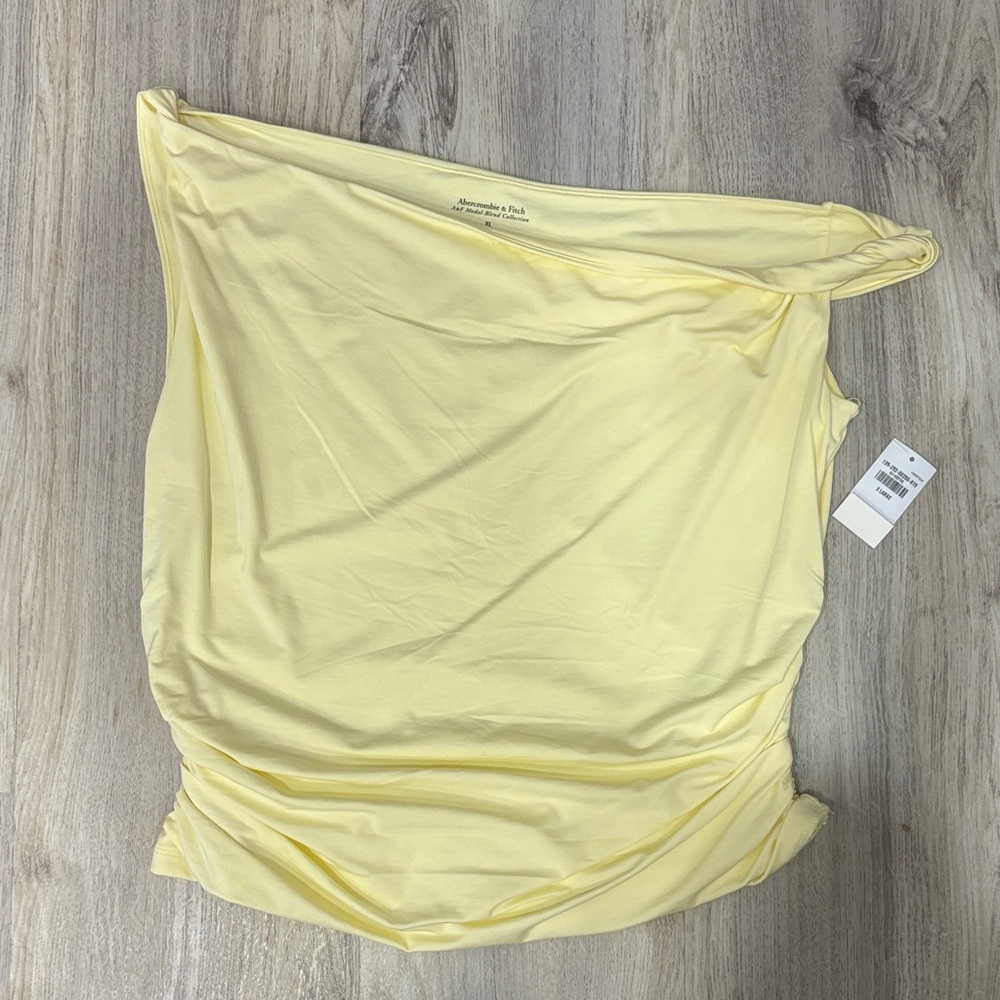 Abercrombie & Fitch Yellow Women's Top